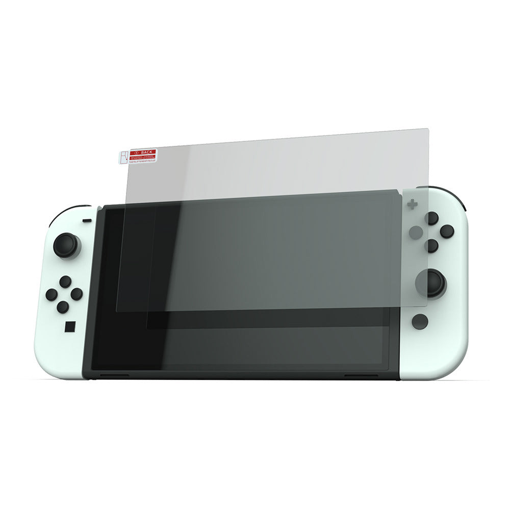DOBE TNS-1156 2Pcs 9H Tempered Glass Screen Protector Anti-fingerprint Film for Nintendo Switch OLED DOBE TNS-1156 2Pcs 9H Tempered Glass Screen Protector Anti-fingerprint Film for Nintendo Switch OLED
